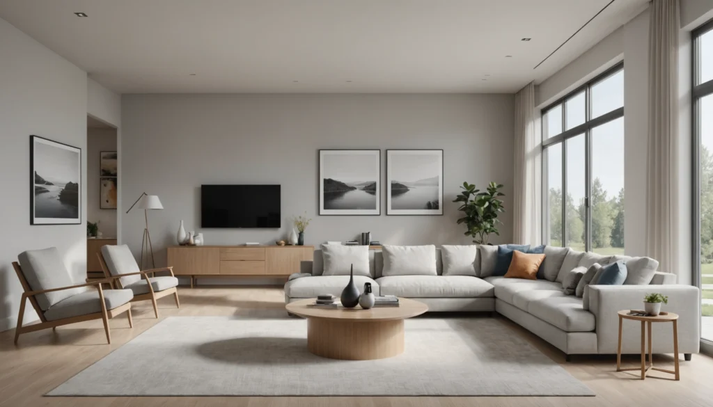 Style contemporain intérieur maison
